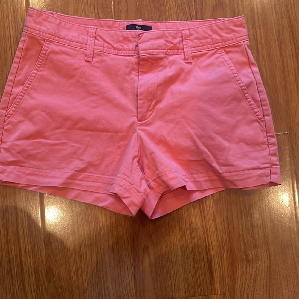 Gap Coral Pink Short Shorts Women’s Size 2 Mini Length Summer Shorts - Picture 3 of 7